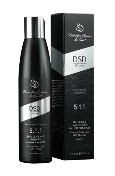 DSD de Luxe 5.1.1 Восстанавливающий шампунь Ботокс для волос, 200мл