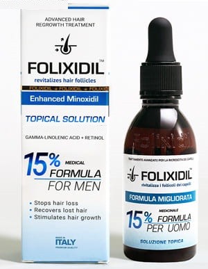 Folixidil 15% (Фоликсидил) лосьон от выпадения волос 60мл