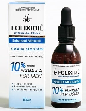 Folixidil 10% (Фоликсидил) лосьон от выпадения волос 60мл