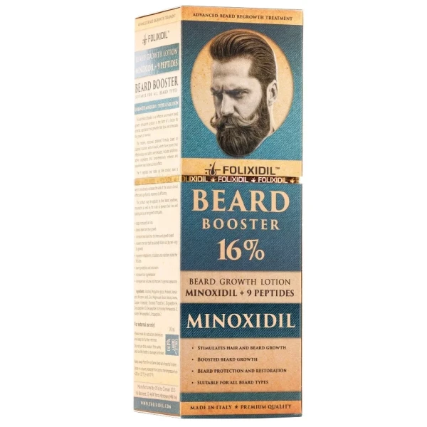 Folixidil 16% (Фоликсидил) Beard Booster  для роста бороды 60мл