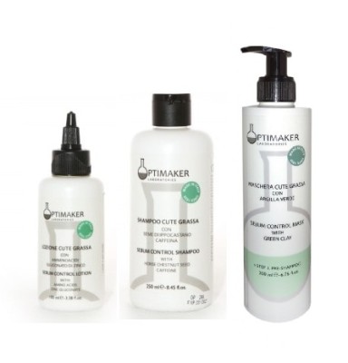Optima Набор себорегулирующий для жирных волос(лосьон, шампунь, маска)