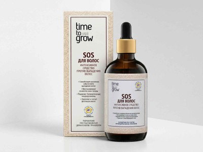 Time To Grow SOS лосьон против выпадения, 100 мл